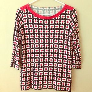 Talbots shirt with 3/4 sleeve. Size XS.